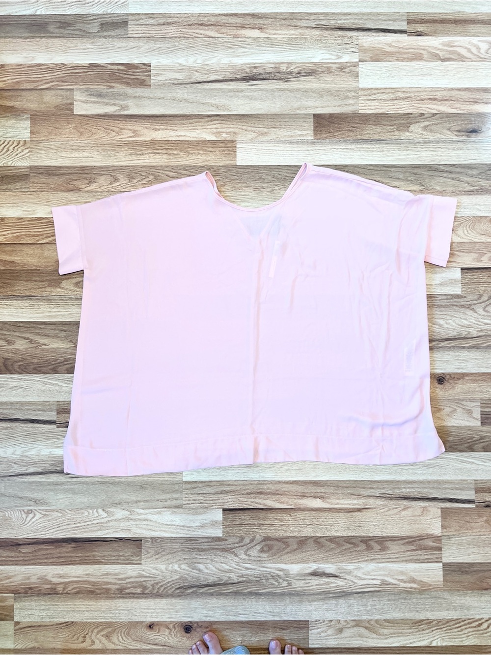 ASOS Maternity Blush Pink Fluid Drape Blouse